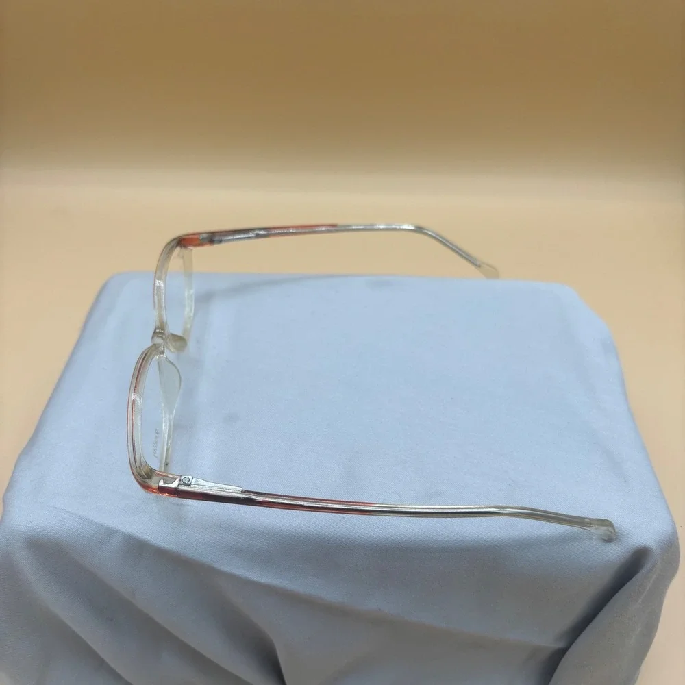 Reality Eyewear H3702 Frames Women 51-14-130 Clear Brown Excellent OfficeSiren